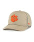 ფოტო #1 პროდუქტის Men's Khaki Clemson Tigers Foam Front Mesh Trucker Snapback Hat