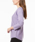 Women's Dolman-Sleeve Wavy-Ribbed Sweater, Regular & Petite