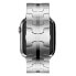 Ocelový tah Iron Man pro Apple Watch 42/44/45/49 mm - Silver