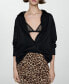 ფოტო #4 პროდუქტის Women's Leopard Gathered Skirt