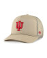 Men's Khaki Indiana Hoosiers Foam Front Mesh Trucker Snapback Hat