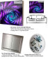 Фото #4 товара Designart 'Perfect Light Purple Starry Sky' Abstract Metal Wall Decor - 20" X 12"