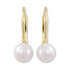 Gentle gold earrings with real pearls 745 235 001 00417 0000000