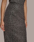 Фото #4 товара Donna Karan Women's Embellished Sequin Pencil Skirt