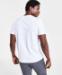 Фото #2 товара Men's Smooth Cotton Solid Crewneck T-Shirt