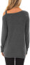 Фото #7 товара Yowablo Women's long-sleeved T-shirt, off-the-shoulder top, pullover, shirt