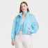 Women's Windbreaker Full Zip Jacket - All In Motion Light Blue XS