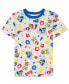 ფოტო #1 პროდუქტის Toddler and Little Boys Short Sleeve Graphic T-shirt