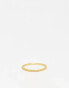 Фото #1 товара Bloom & Bay gold plated rounded edge band ring