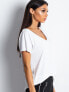 Фото #2 товара Женская футболка с V-образным вырезом свободного кроя Factory Price