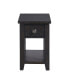 Фото #2 товара Kahlil 1-Drawer Chairside Table with USB