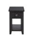 Kahlil 1-Drawer Chairside Table with USB