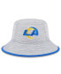 Фото #1 товара Men's Gray Los Angeles Rams Game Bucket Hat