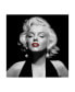 Фото #1 товара Chris Consani Halter Top Marilyn Red Lips Canvas Art - 27" x 33"