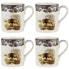 Woodland Bison Mug Set/4