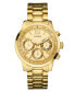 ფოტო #1 პროდუქტის Women's Multi-Function Gold-Tone Stainless Steel Watch 42mm