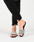 ფოტო #6 პროდუქტის Women's Grayce Rhinestone Flat Sandals