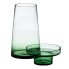 Candleholder 16,5 x 16,5 x 28,5 cm Green Glass