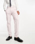 ASOS DESIGN slim oxford suit trouser in dusty pink