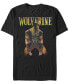 Marvel Men's Comic Collection X-Men Wolverine Profile Short Sleeve T-Shirt Черный, S - фото #2