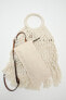 Macramé shopper bag