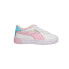 Фото #1 товара Puma Cali Spring Sketchbook Lace Up Toddler Girls White Sneakers Casual Shoes 3