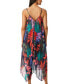 Фото #2 товара Jessica Simpson Women's Island Paradise Lace-Up Dress Cover-Up Multi Size Large