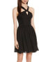 Фото #1 товара L'AGENCE 156853 Women's Valleta Silk Fit & Flare Dress Sleeveless Black Sz. 10