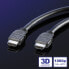 Фото #1 товара Кабель HDMI с Ethernet высокой скорости ROLINE HDMI M - HDMI M 5 м черный
