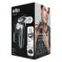 Фото #2 товара Braun Series 7 71-S7200cc - Foil shaver - Buttons - Black - Silver - Battery - Lithium-Ion (Li-Ion) - 50 min