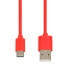 iBOX IKUMTCR - 1 m - USB A - USB C - USB 2.0 - Red