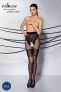 Erotische Strumpfhose mit Ausschnitt Tiopen 013 20/40 Den black - Passion 3/4