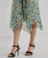 ფოტო #3 პროდუქტის Women's Floral Handkerchief Midi Skirt