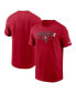 Men's Red Tampa Bay Buccaneers Local Essential T-shirt