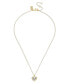 Фото #2 товара COACH faux Stone Heart Pendant Necklace