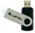 Фото #7 товара Xlyne SWG Swing 16GB - 16 GB - USB Type-A / Lightning - 2.0 - 8 MB/s - Swivel - Black,Silver