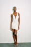 Фото #2 товара Платье облегающего кроя с вырезами ZARA