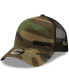 Фото #2 товара Men's Camo and Black Cleveland Browns Flawless Utility A-Frame Trucker 9FORTY Snapback Hat
