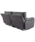 Фото #6 товара Hutchenson 2-Pc. Fabric Sectional with 2 Power Headrests