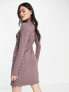 Nike Air bodycon dress in light mauve