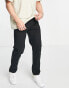 Pull&Bear slim fit basic chinos in black