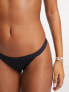 Фото #2 товара Stradivarius brazilian bikini bottom in black