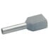 Klauke 8708 - Grey - Copper - Polypropylene (PP) - Tin - 0.75 mm² - 15 mm - 1000 pc(s)