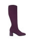 ფოტო #2 პროდუქტის Women's Jenner Memory Foam Stretch Knit Knee High Boots