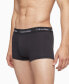 ფოტო #3 პროდუქტის Men's 3-Pack Cotton Stretch Low-Rise Trunk Underwear