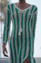 Фото #10 товара Платье-туника асимметричного кроя из кружева кроше ZARA