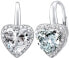 Фото #1 товара Серьги Silvego LPS0629EW Hearts & Zircon