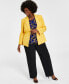 Plus Size Crepe One-Button Blazer