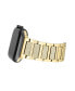 Women's Gold-Tone Alloy and Crystal Center Link Bracelet Compatible with 38/40/41mm Apple Watch