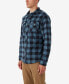 ფოტო #1 პროდუქტის Men's Glacier Plaid Superfleece Shirt